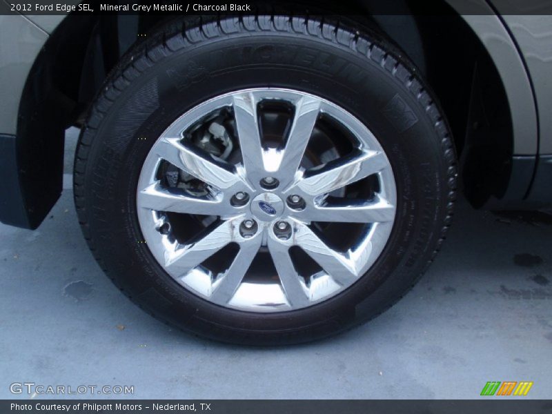 Mineral Grey Metallic / Charcoal Black 2012 Ford Edge SEL