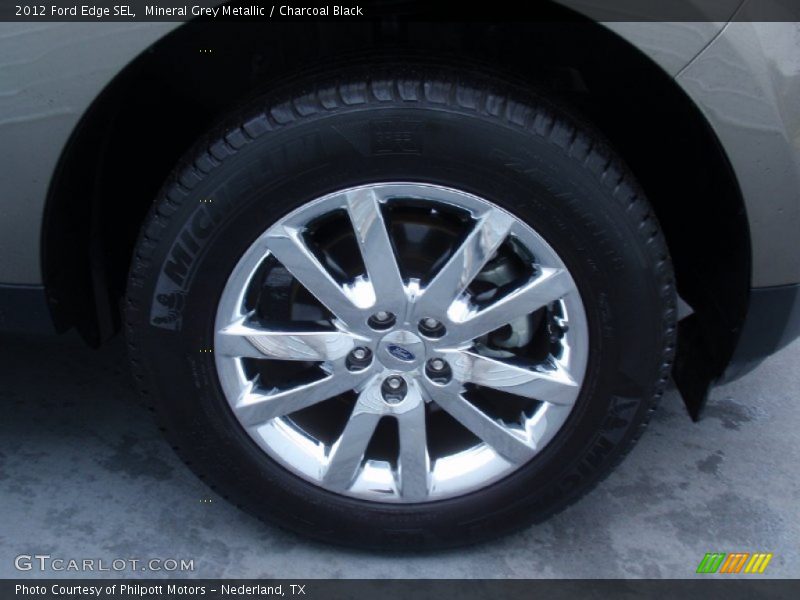 Mineral Grey Metallic / Charcoal Black 2012 Ford Edge SEL