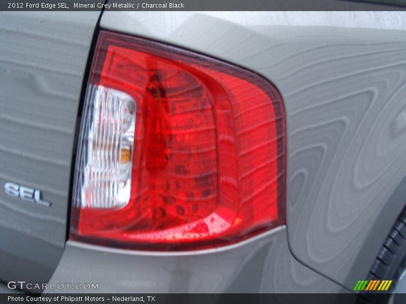 Mineral Grey Metallic / Charcoal Black 2012 Ford Edge SEL