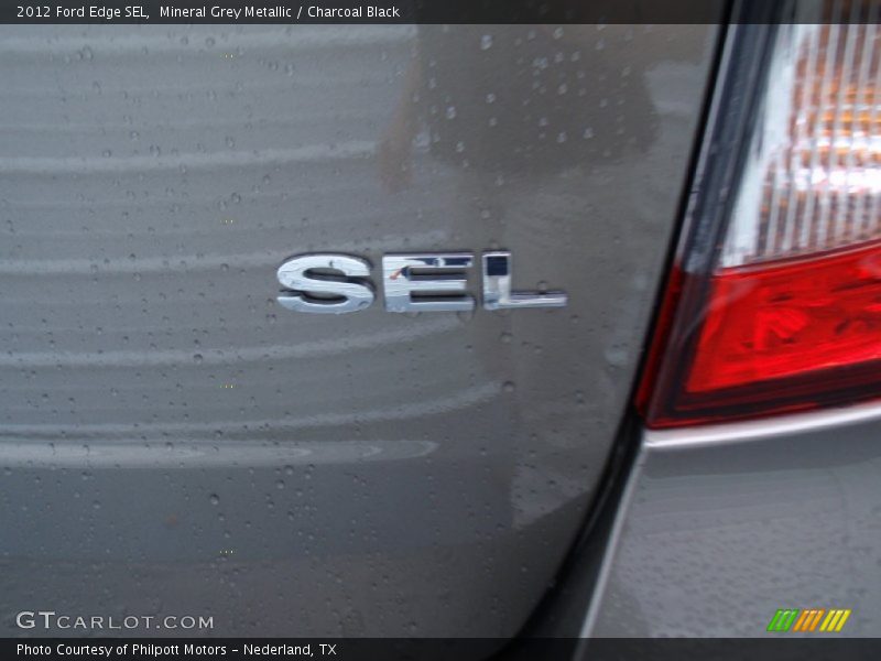 Mineral Grey Metallic / Charcoal Black 2012 Ford Edge SEL