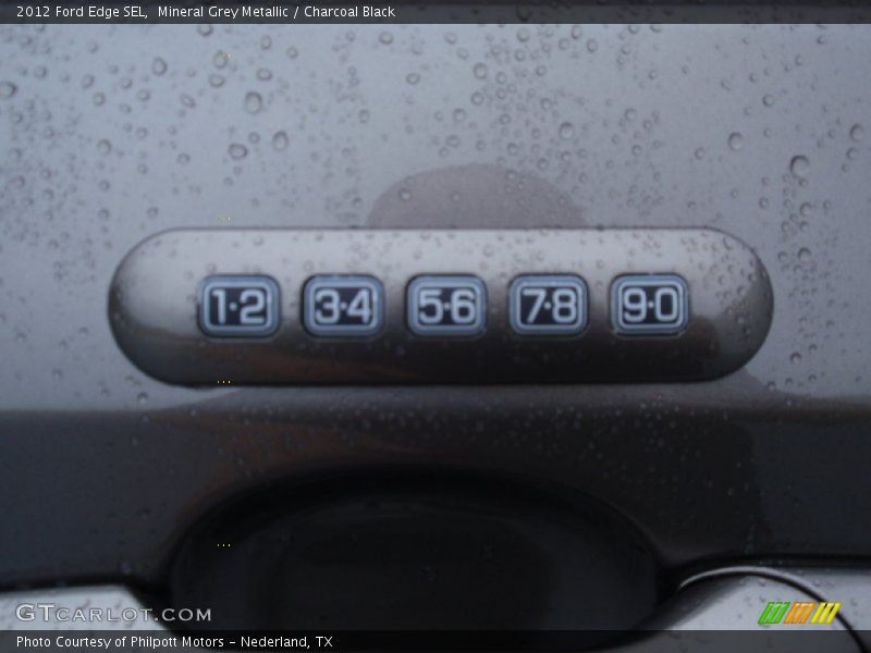 Mineral Grey Metallic / Charcoal Black 2012 Ford Edge SEL