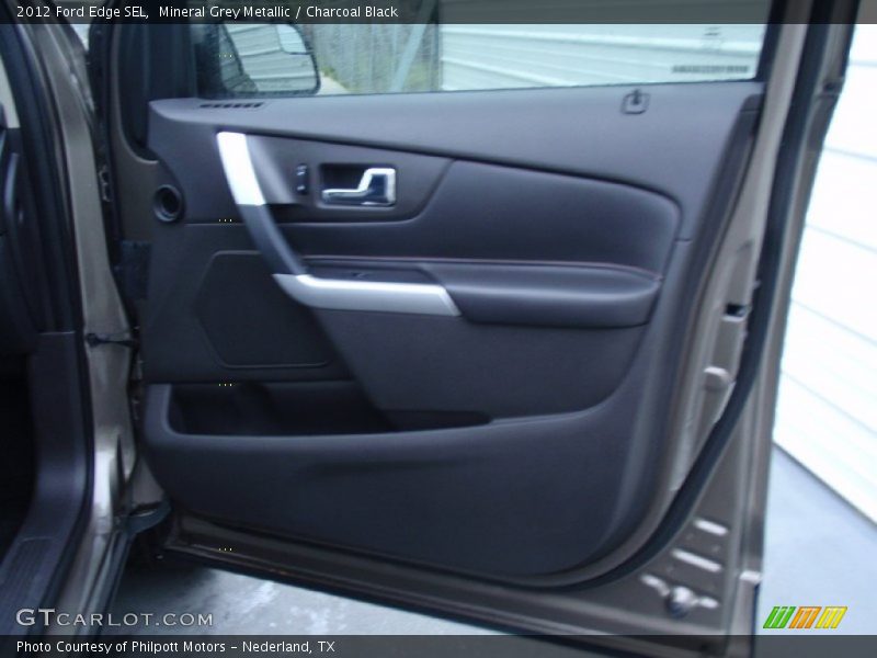 Mineral Grey Metallic / Charcoal Black 2012 Ford Edge SEL