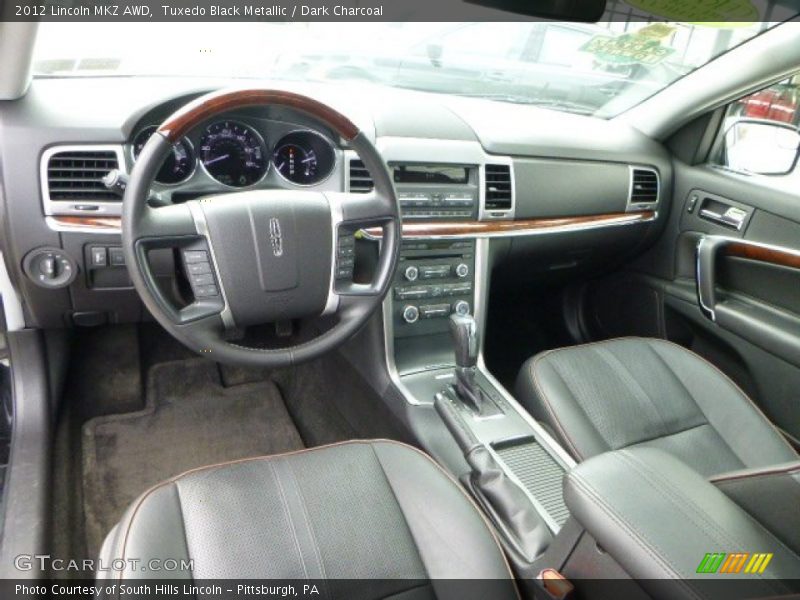 Tuxedo Black Metallic / Dark Charcoal 2012 Lincoln MKZ AWD