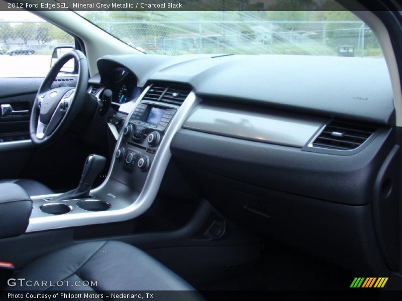 Mineral Grey Metallic / Charcoal Black 2012 Ford Edge SEL