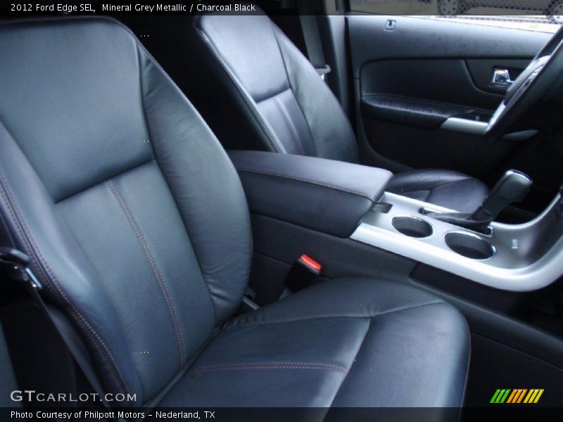 Mineral Grey Metallic / Charcoal Black 2012 Ford Edge SEL