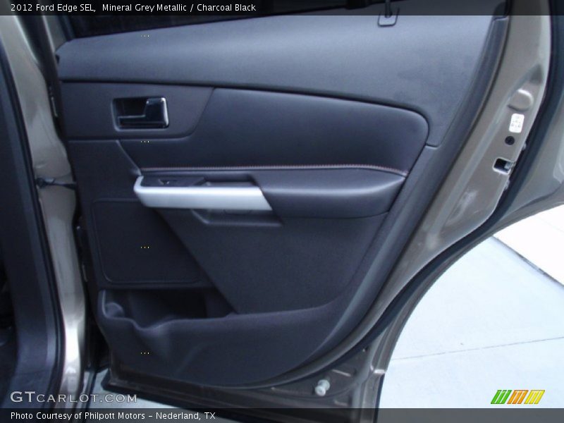 Mineral Grey Metallic / Charcoal Black 2012 Ford Edge SEL