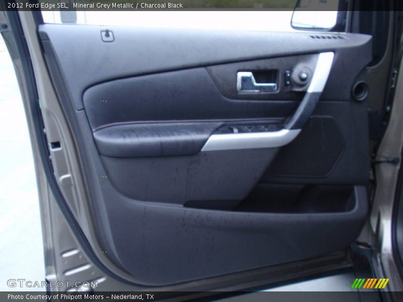 Mineral Grey Metallic / Charcoal Black 2012 Ford Edge SEL