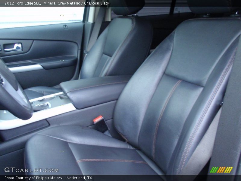 Mineral Grey Metallic / Charcoal Black 2012 Ford Edge SEL