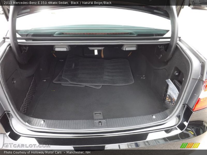  2013 E 350 4Matic Sedan Trunk