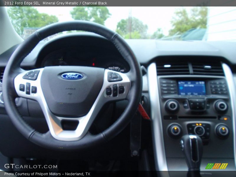 Mineral Grey Metallic / Charcoal Black 2012 Ford Edge SEL