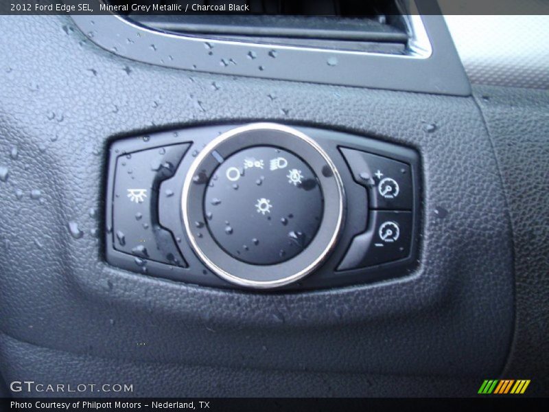 Mineral Grey Metallic / Charcoal Black 2012 Ford Edge SEL