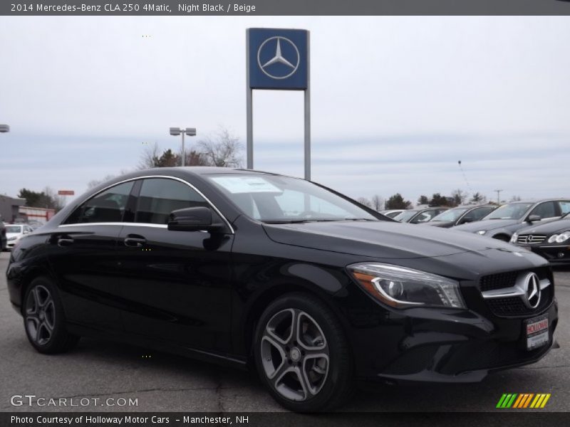 Night Black / Beige 2014 Mercedes-Benz CLA 250 4Matic