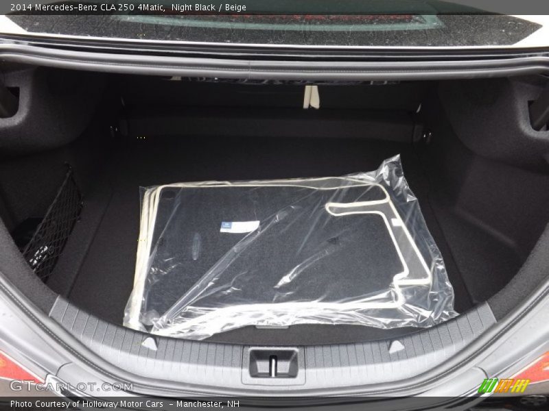  2014 CLA 250 4Matic Trunk