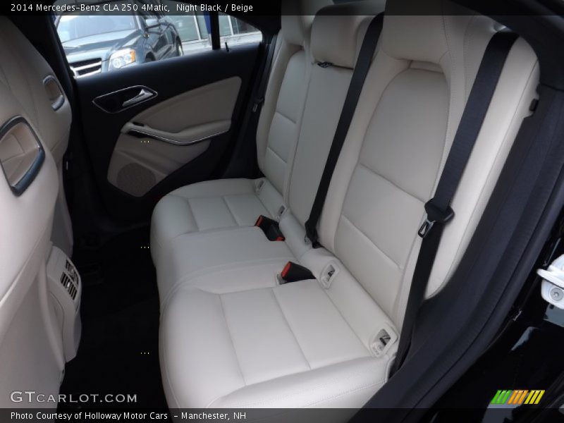 Rear Seat of 2014 CLA 250 4Matic