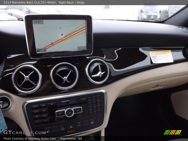 Navigation of 2014 CLA 250 4Matic