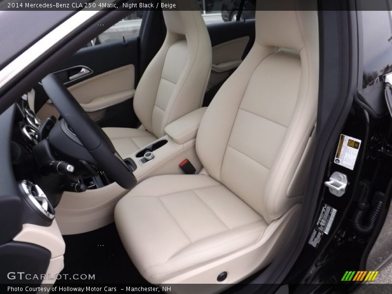 Front Seat of 2014 CLA 250 4Matic