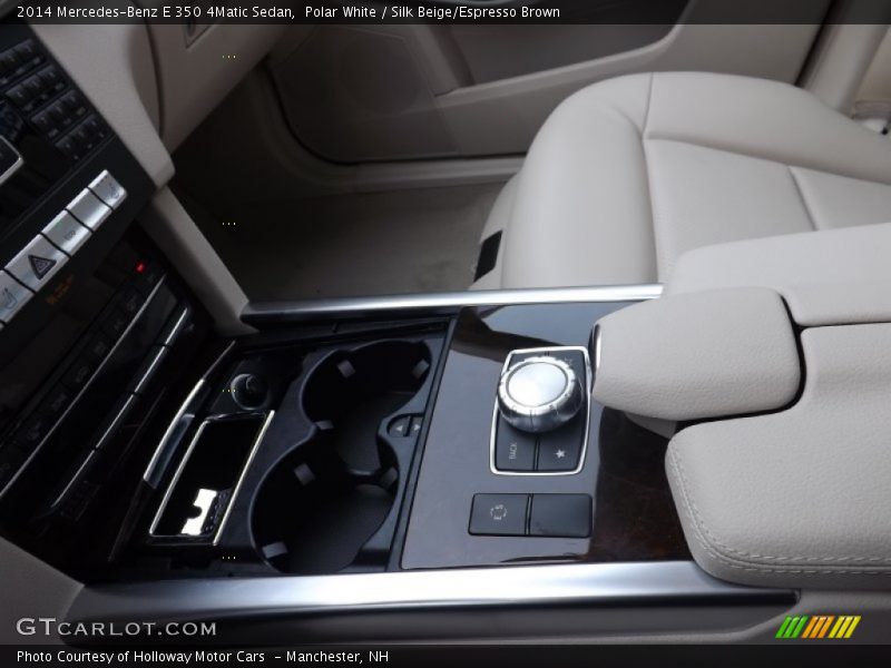 Polar White / Silk Beige/Espresso Brown 2014 Mercedes-Benz E 350 4Matic Sedan