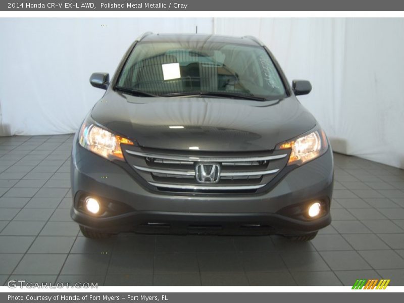 Polished Metal Metallic / Gray 2014 Honda CR-V EX-L AWD