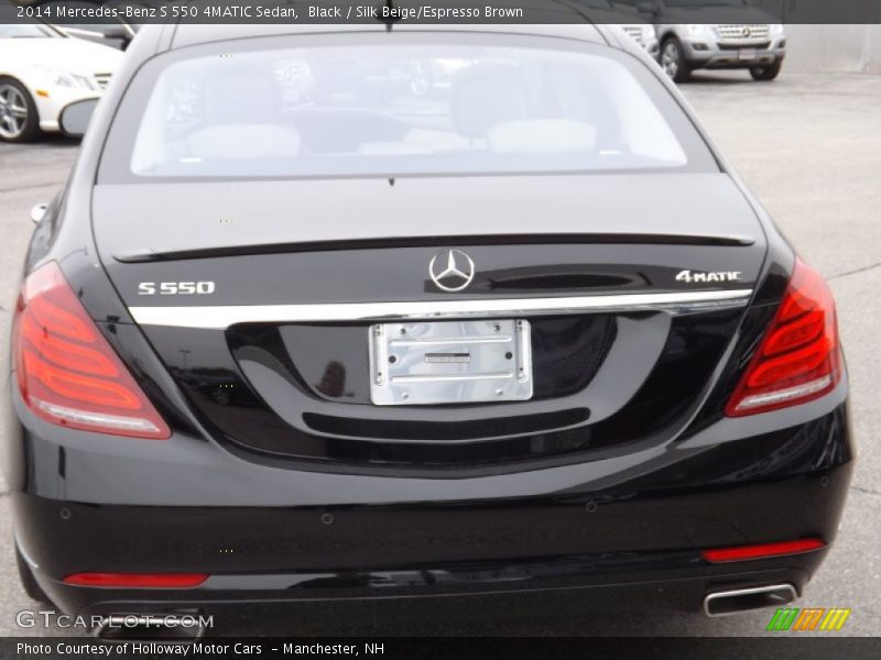 Black / Silk Beige/Espresso Brown 2014 Mercedes-Benz S 550 4MATIC Sedan