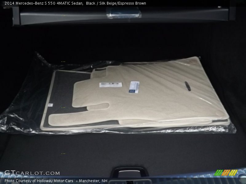 Black / Silk Beige/Espresso Brown 2014 Mercedes-Benz S 550 4MATIC Sedan