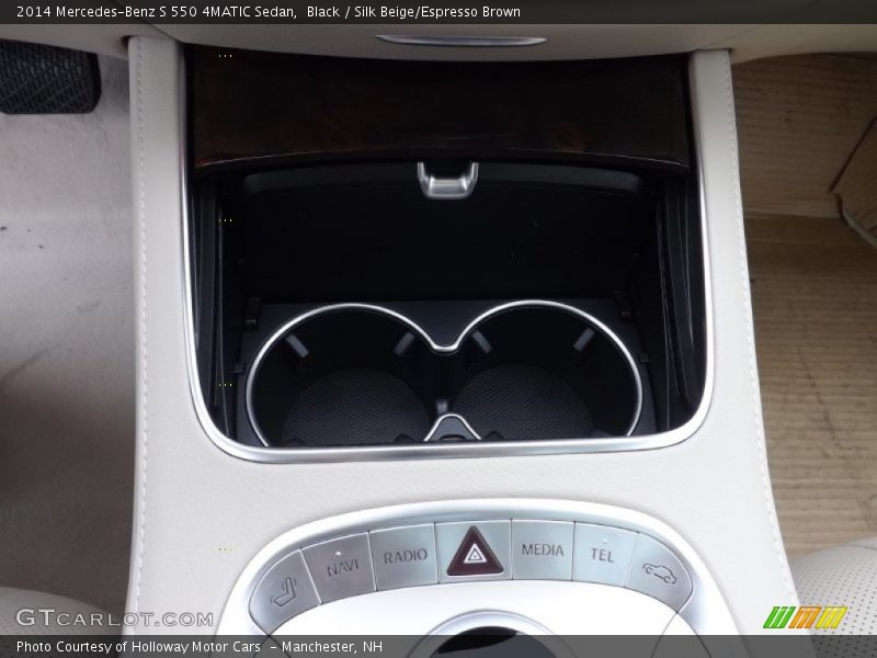 Black / Silk Beige/Espresso Brown 2014 Mercedes-Benz S 550 4MATIC Sedan