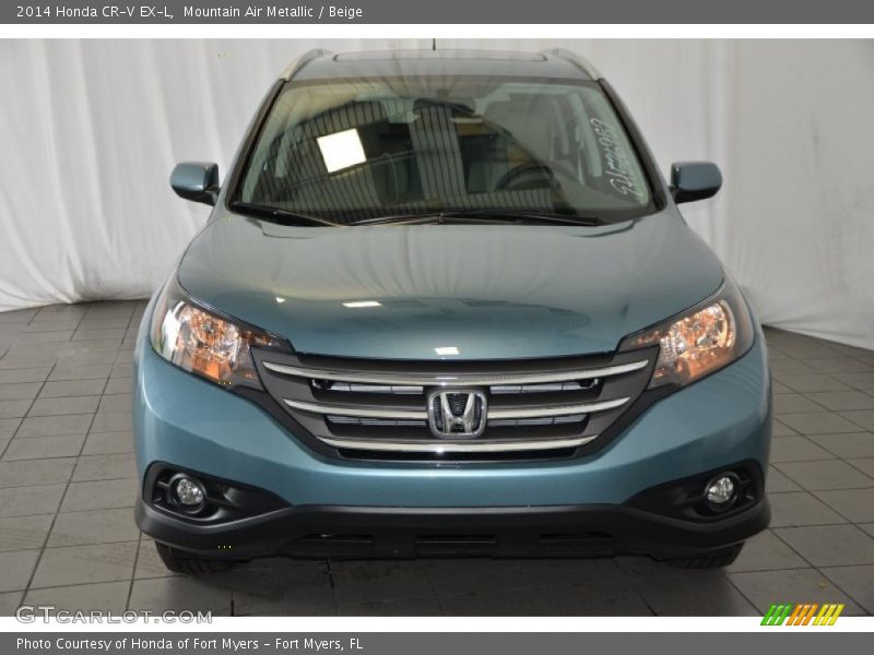 Mountain Air Metallic / Beige 2014 Honda CR-V EX-L