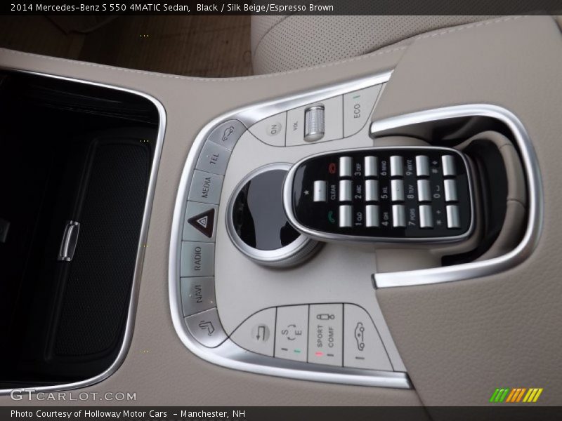Black / Silk Beige/Espresso Brown 2014 Mercedes-Benz S 550 4MATIC Sedan