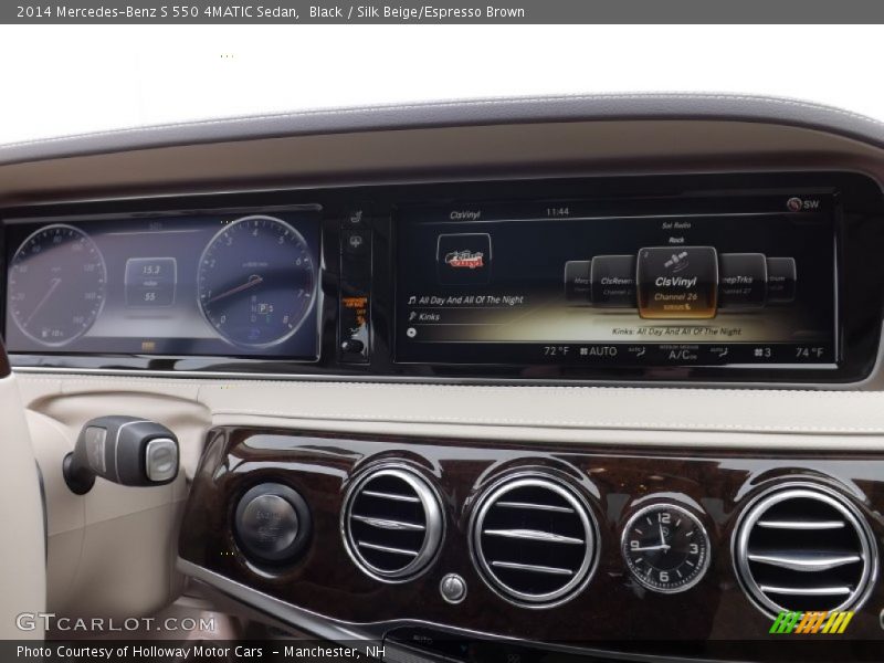 Black / Silk Beige/Espresso Brown 2014 Mercedes-Benz S 550 4MATIC Sedan