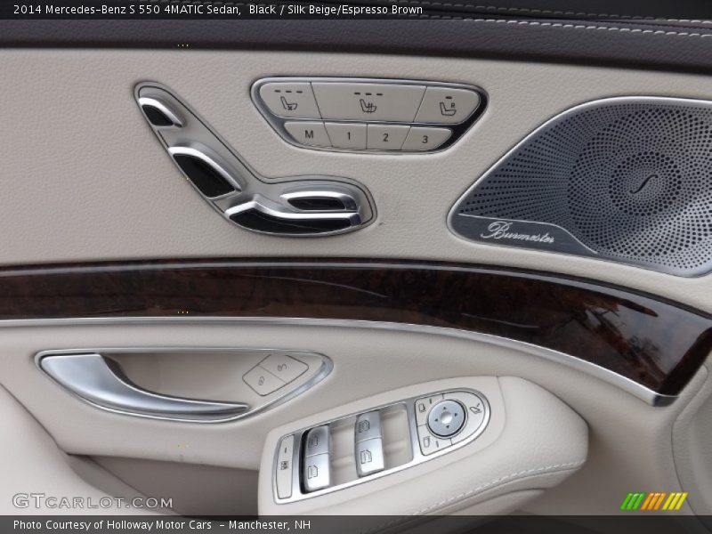 Black / Silk Beige/Espresso Brown 2014 Mercedes-Benz S 550 4MATIC Sedan