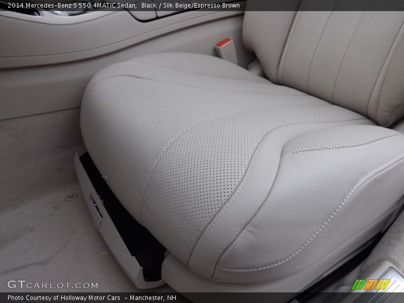 Black / Silk Beige/Espresso Brown 2014 Mercedes-Benz S 550 4MATIC Sedan
