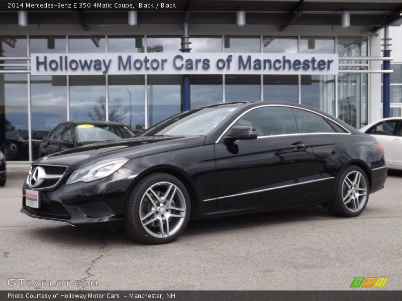 Black / Black 2014 Mercedes-Benz E 350 4Matic Coupe