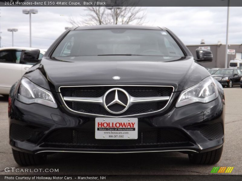 Black / Black 2014 Mercedes-Benz E 350 4Matic Coupe