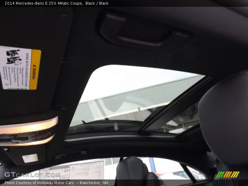 Black / Black 2014 Mercedes-Benz E 350 4Matic Coupe