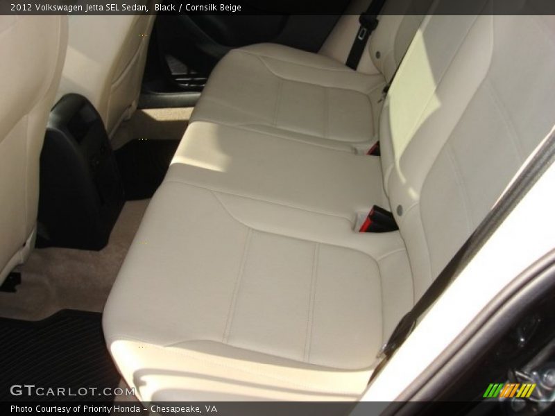 Black / Cornsilk Beige 2012 Volkswagen Jetta SEL Sedan