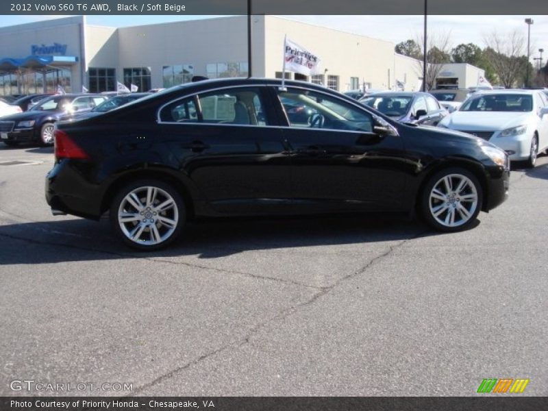 Black / Soft Beige 2012 Volvo S60 T6 AWD