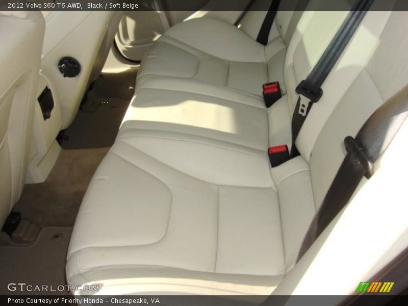 Black / Soft Beige 2012 Volvo S60 T6 AWD