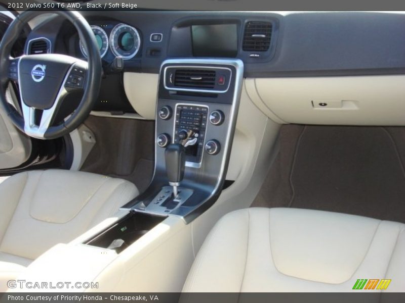 Black / Soft Beige 2012 Volvo S60 T6 AWD