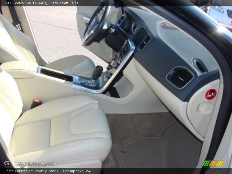 Black / Soft Beige 2012 Volvo S60 T6 AWD