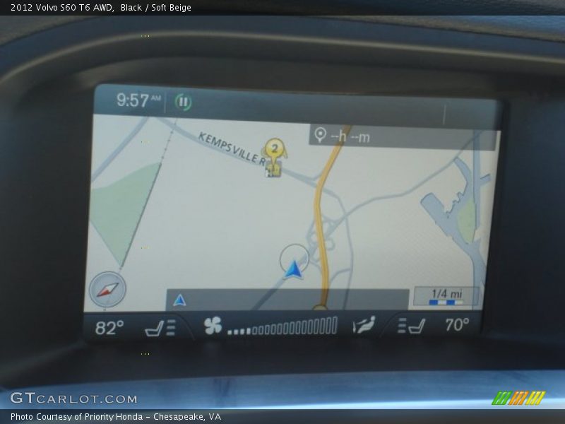 Black / Soft Beige 2012 Volvo S60 T6 AWD