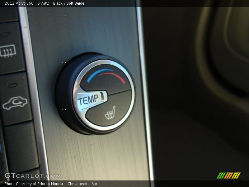 Black / Soft Beige 2012 Volvo S60 T6 AWD