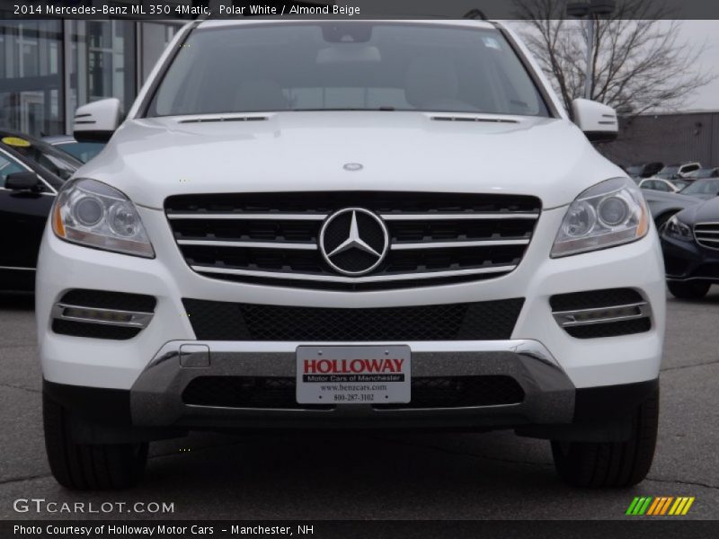 Polar White / Almond Beige 2014 Mercedes-Benz ML 350 4Matic