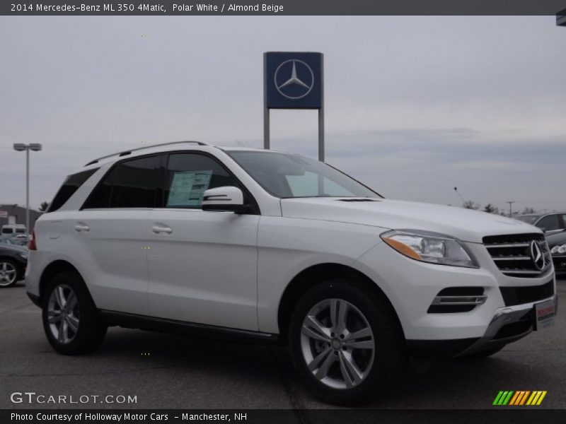 Polar White / Almond Beige 2014 Mercedes-Benz ML 350 4Matic