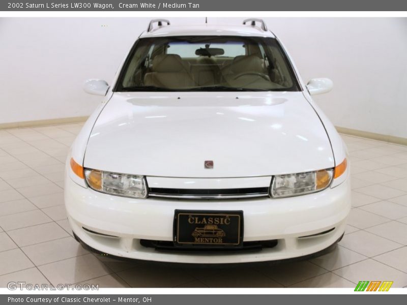 Cream White / Medium Tan 2002 Saturn L Series LW300 Wagon