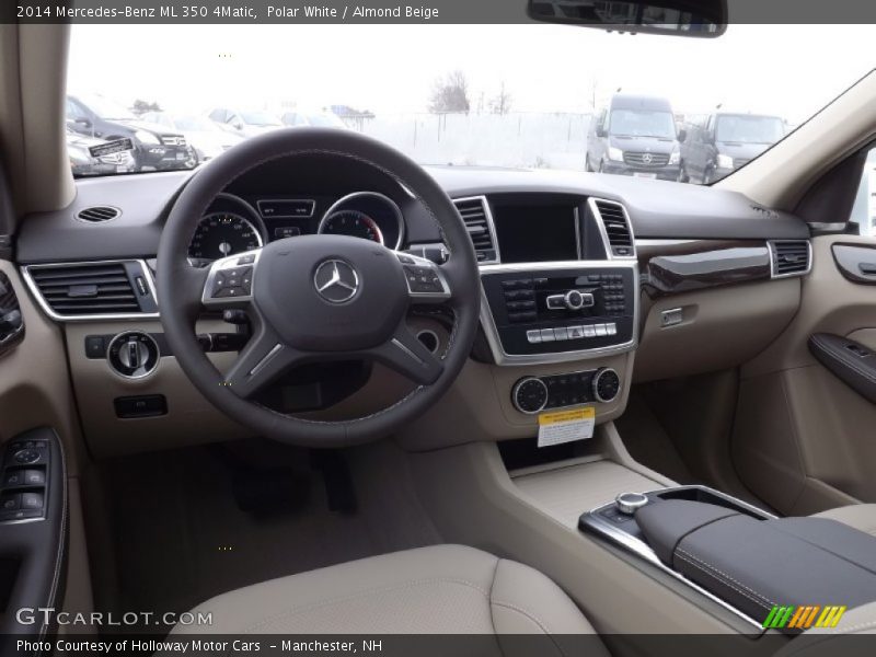 Polar White / Almond Beige 2014 Mercedes-Benz ML 350 4Matic