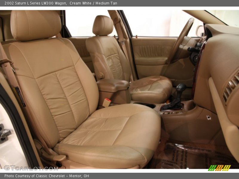 Cream White / Medium Tan 2002 Saturn L Series LW300 Wagon