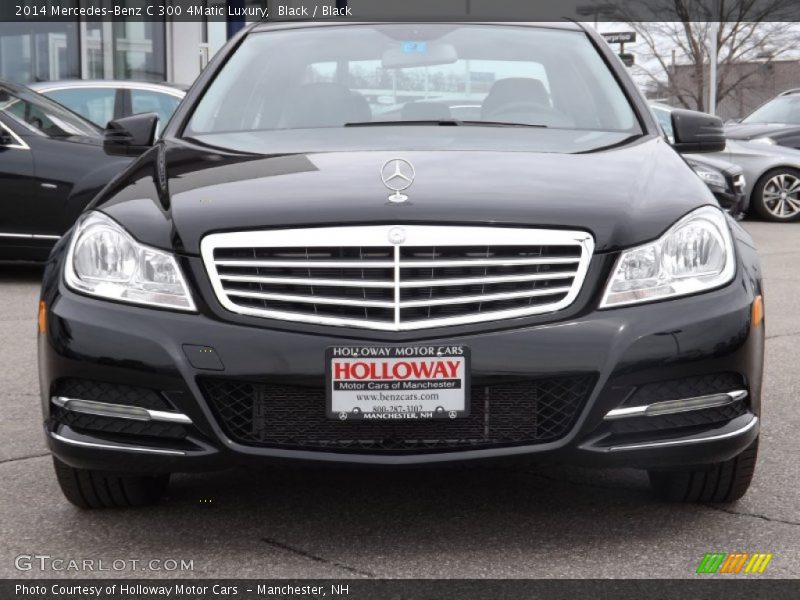 Black / Black 2014 Mercedes-Benz C 300 4Matic Luxury