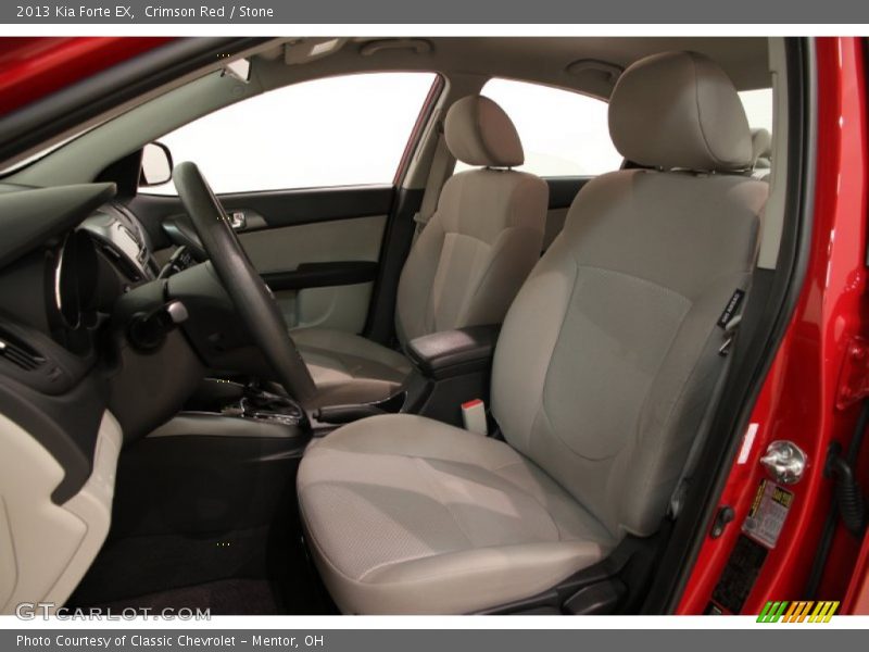 Crimson Red / Stone 2013 Kia Forte EX