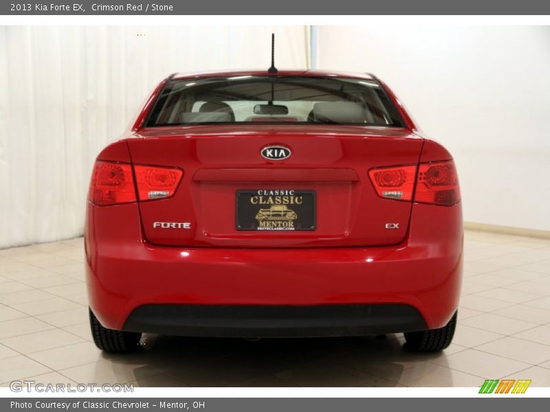 Crimson Red / Stone 2013 Kia Forte EX