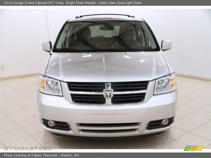 Bright Silver Metallic / Dark Slate Gray/Light Shale 2010 Dodge Grand Caravan SXT Crew