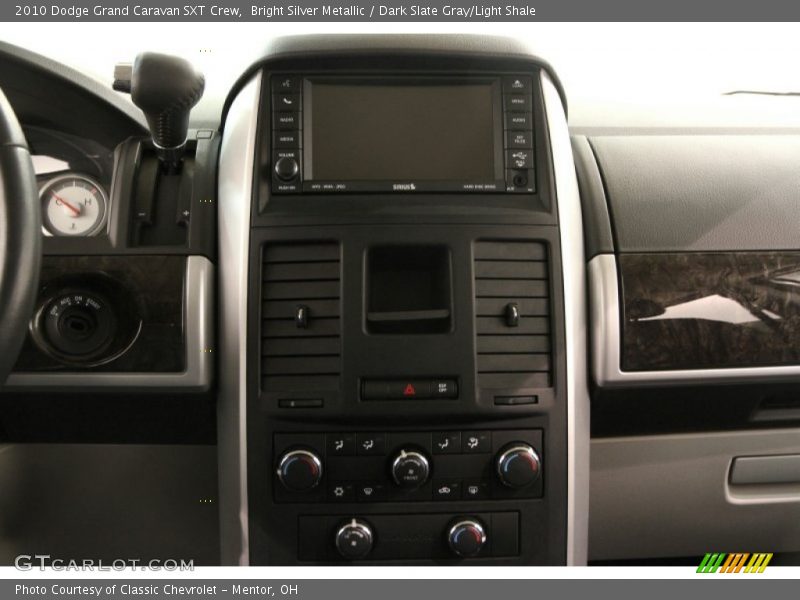 Controls of 2010 Grand Caravan SXT Crew